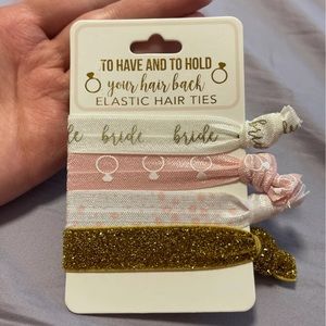 TWO SETS - Bridal Hair Ties Set of 4 from Ross Stores NWT OS